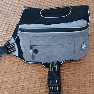 Arcadia Trail Packable Dog Backpack‎ Size Large Gray Reflective Adjustable